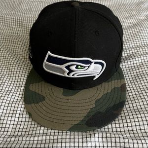New Era Camo Seahawks SnapBack Hat
